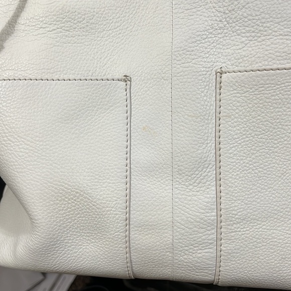 Tahari white leather bag - Picture 12 of 16